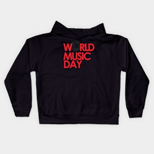 World Music Day Kids Hoodie